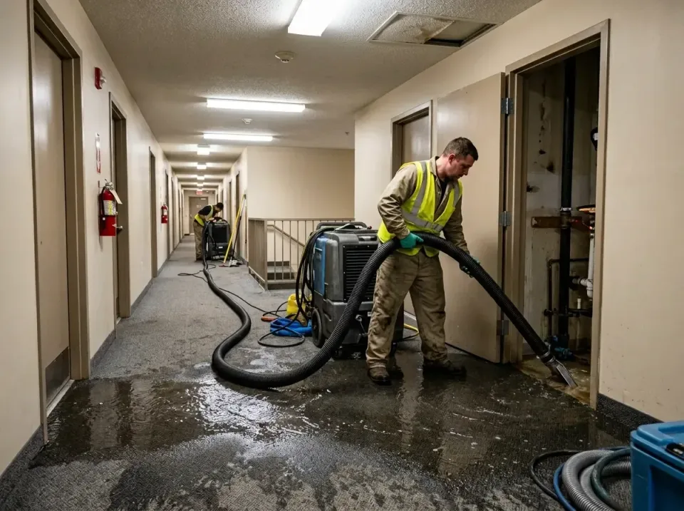 multi-unit-apartment-hallway-f-005 — frequently asked questions, Emergency Burst Pipe Water Extraction & Removal in Moultrie…